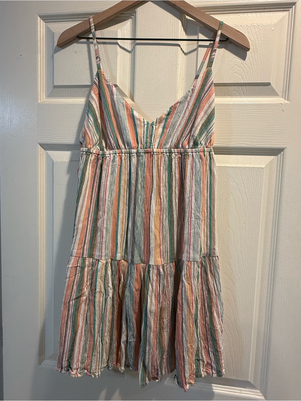 O'Neill Multicolor Striped Summer Dress with Spaghetti Straps